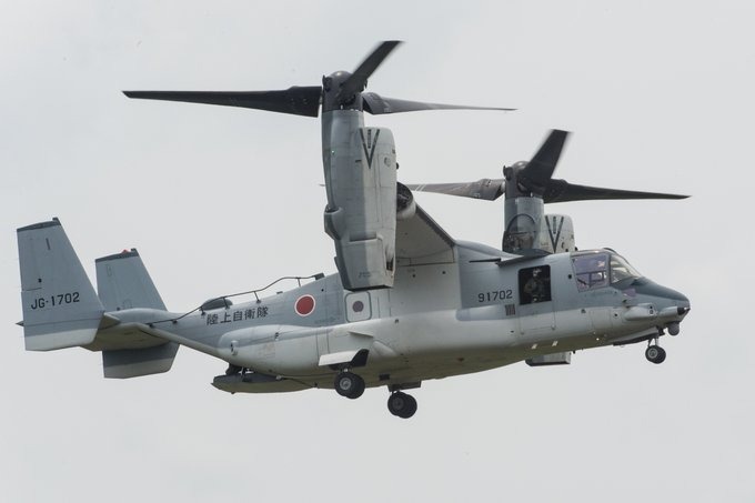 自衛隊のオスプレイ