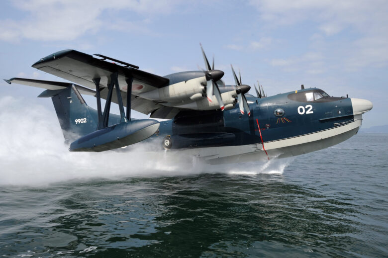海上自衛隊救難飛行艇　US-2 世界最高だけど高価格？US-2救難飛行艇のスゴさとは | 海洋国防