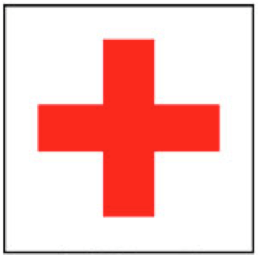 赤十字の絵