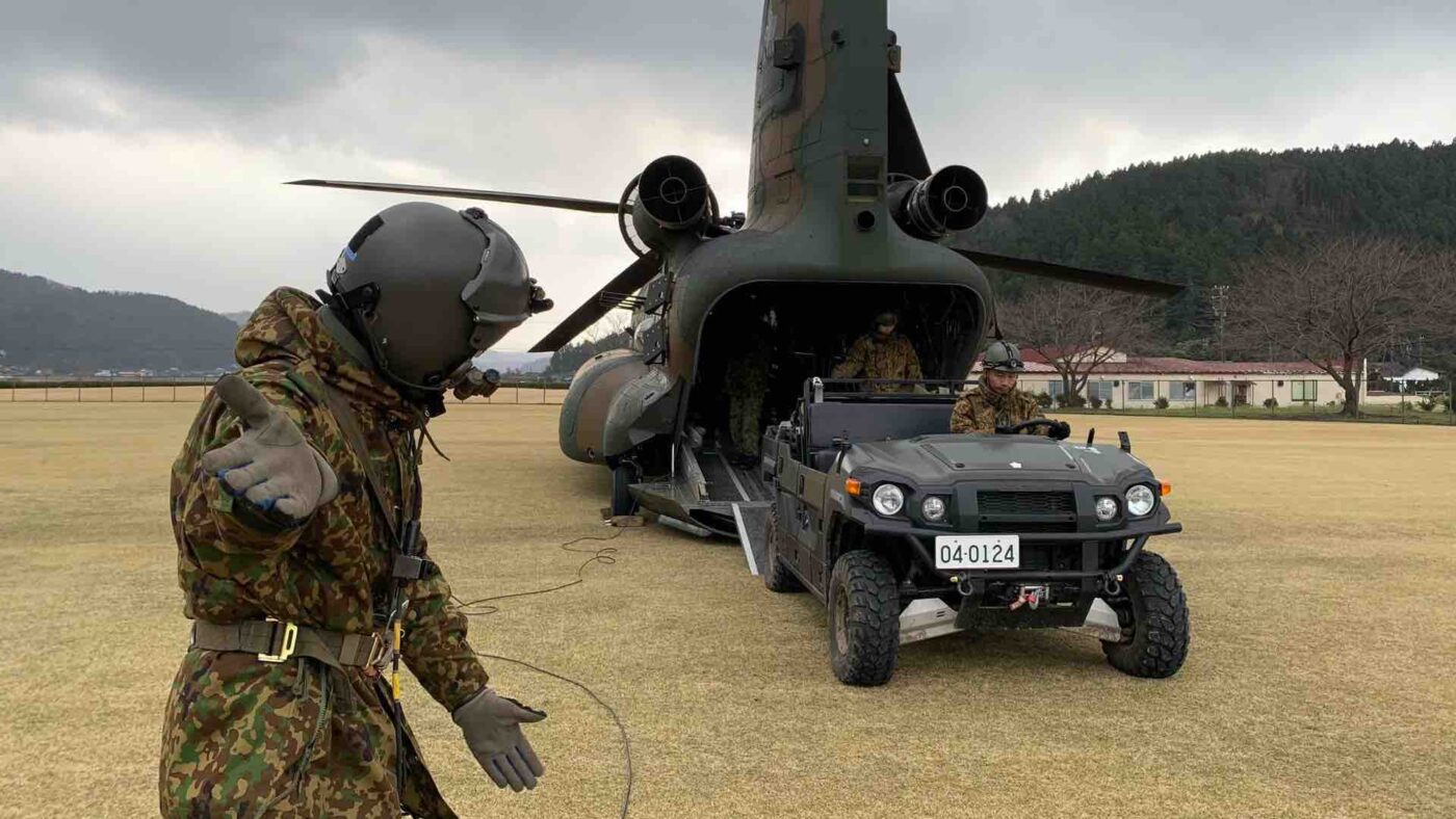 自衛隊の汎用軽機動車