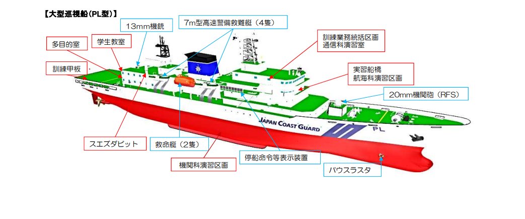 海上保安庁の練習船「いつくしま」