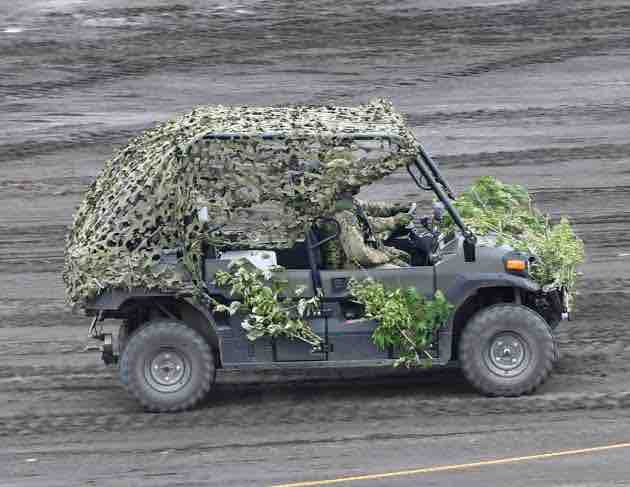 自衛隊の汎用軽機動車