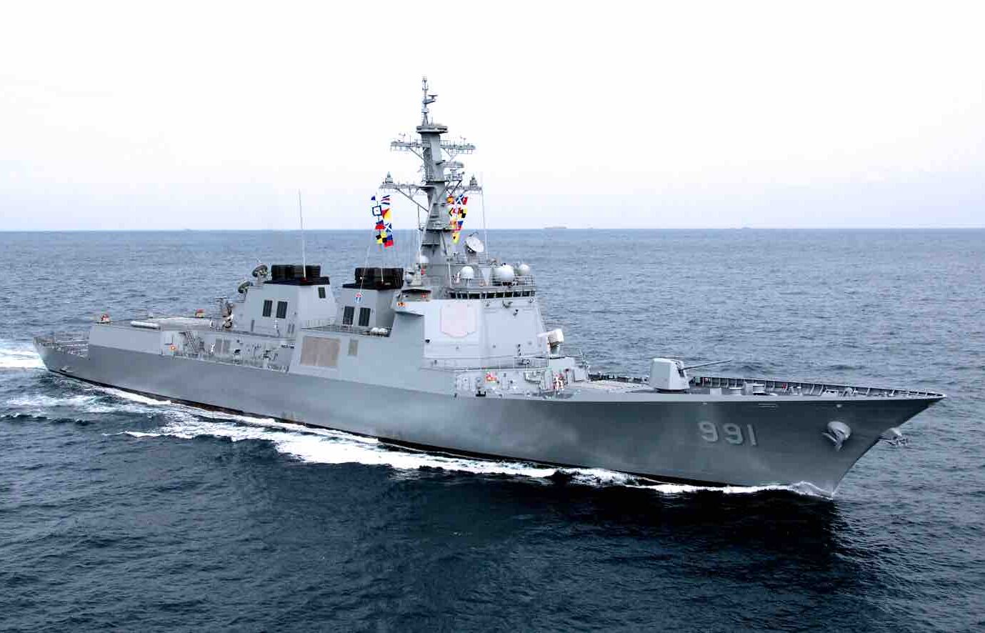 韓国のイージス艦