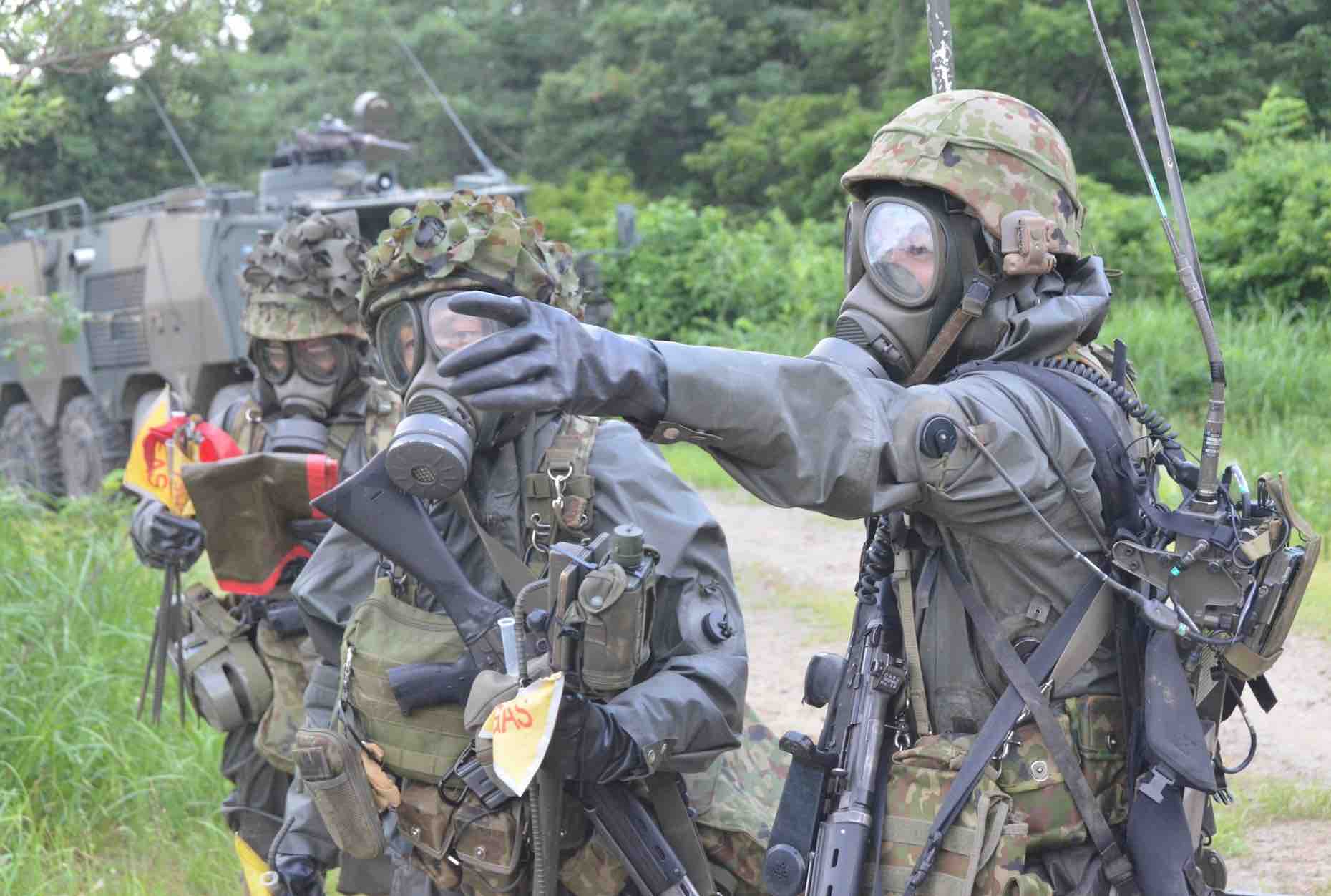 自衛隊の中央特殊武器防護隊