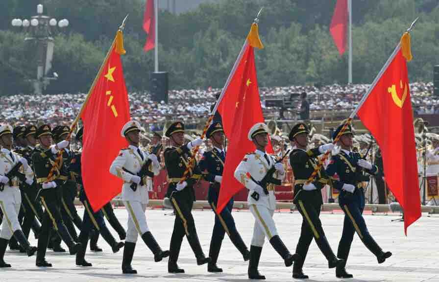 中国軍のパレード