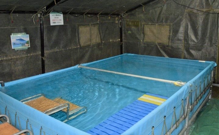 自衛隊の野外入浴セット