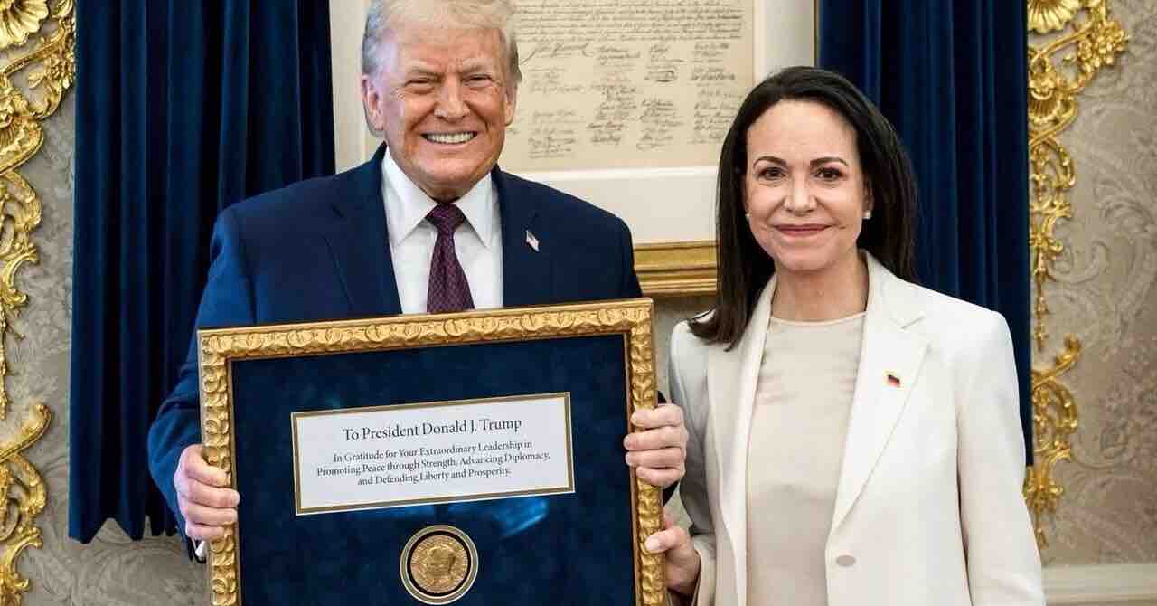 ノーベル賞をもらうトランプ大統領